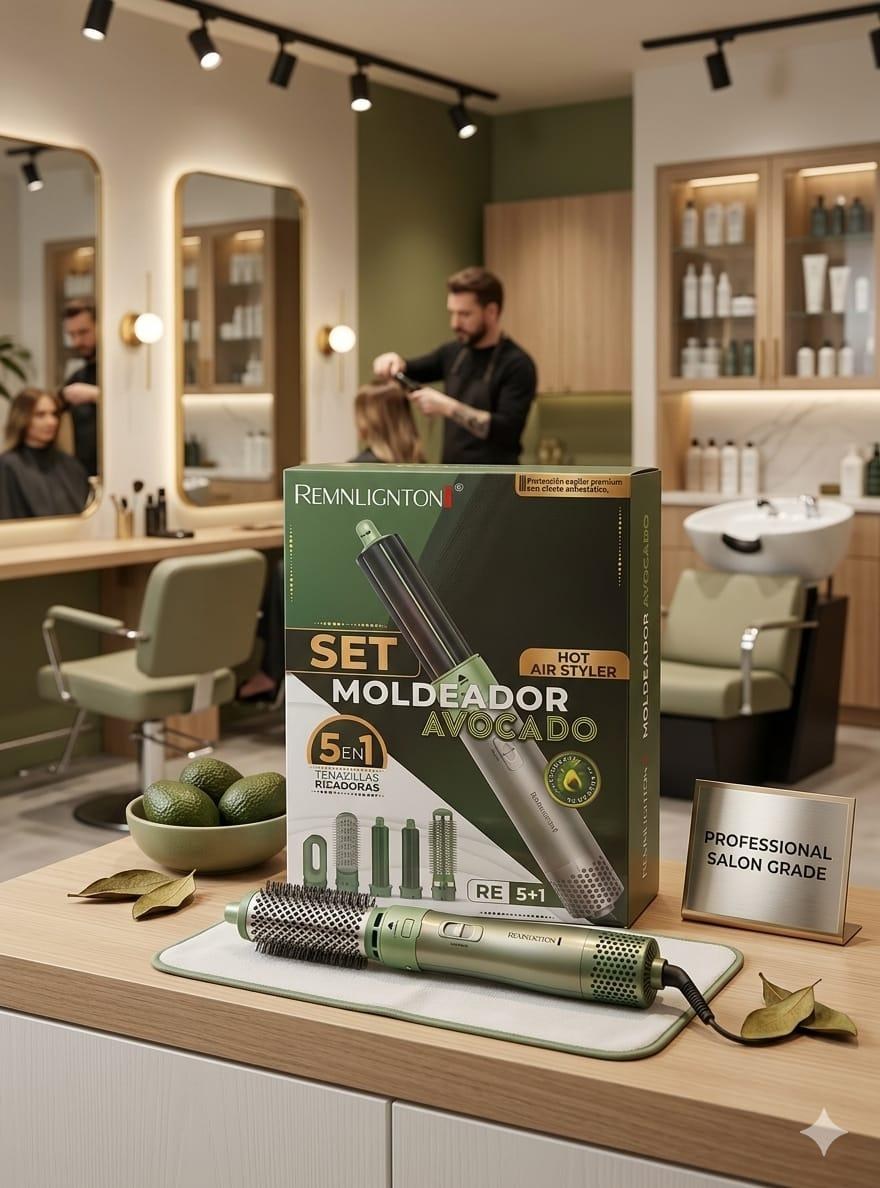Cepillo Secador Moldeador 5 En 1