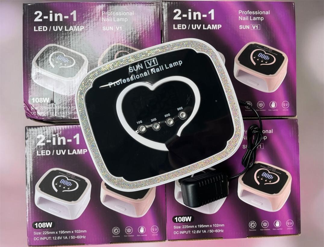 Lampara De Uñas 2 En 1